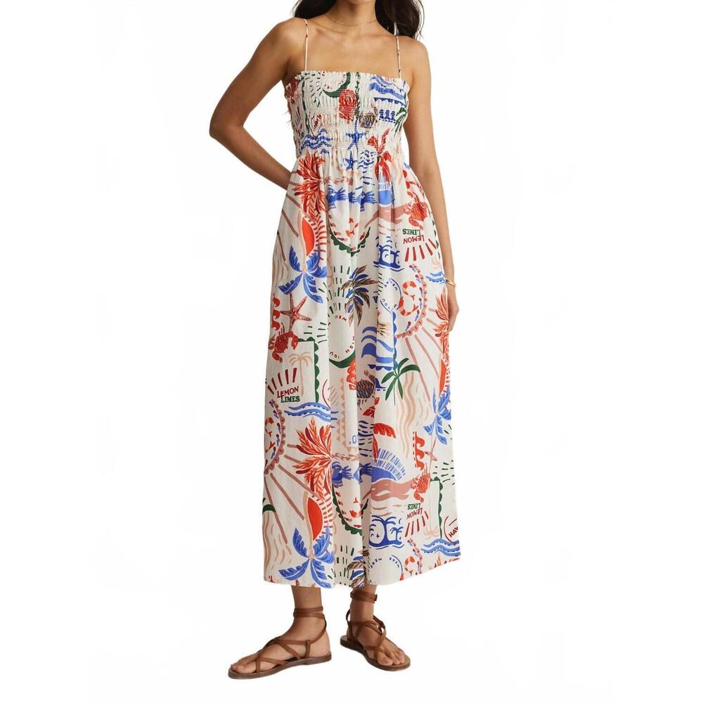 NEW Z SUPPLY cornelia getaway midi dress in multi - Picture 1 of 7
